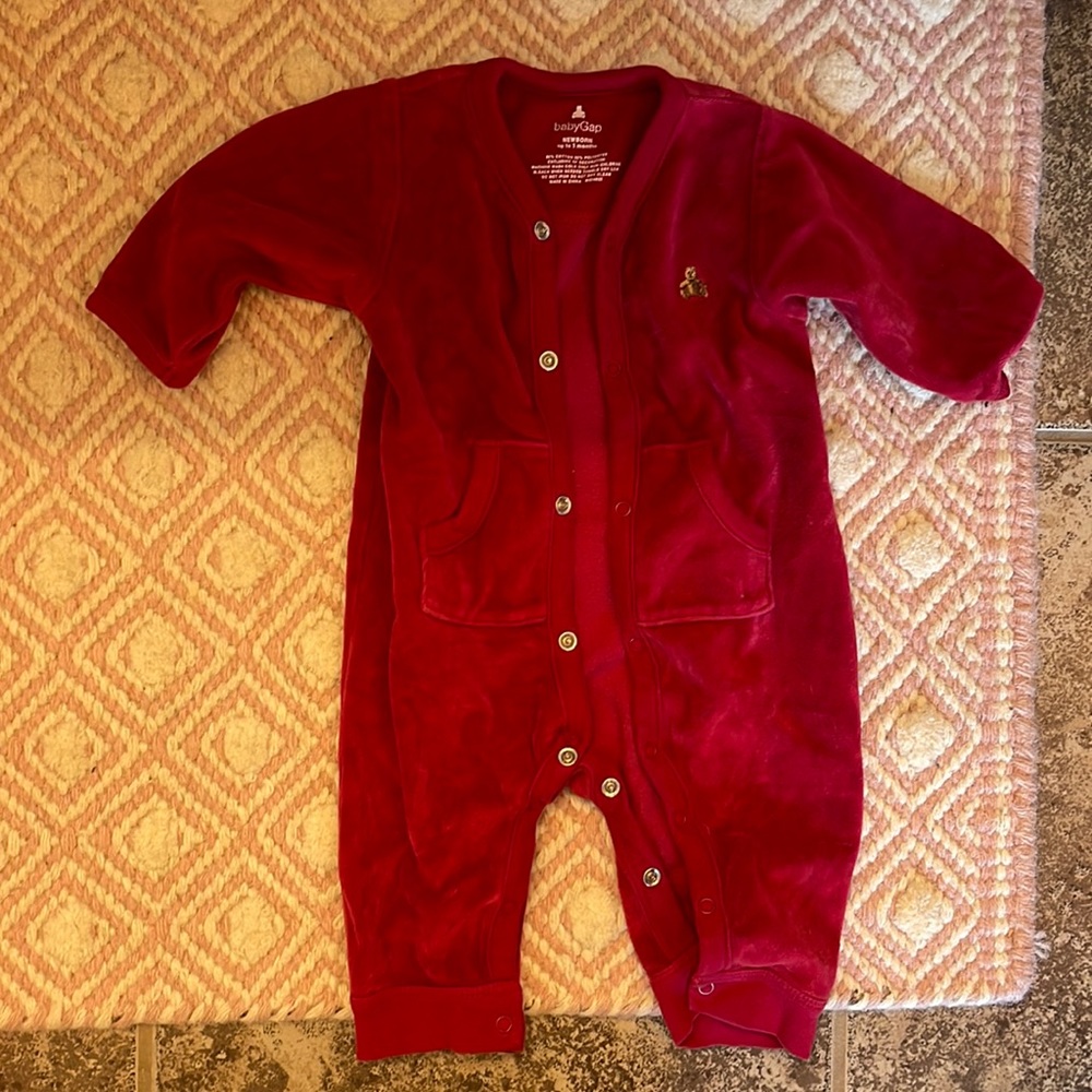 Red jumpsuit